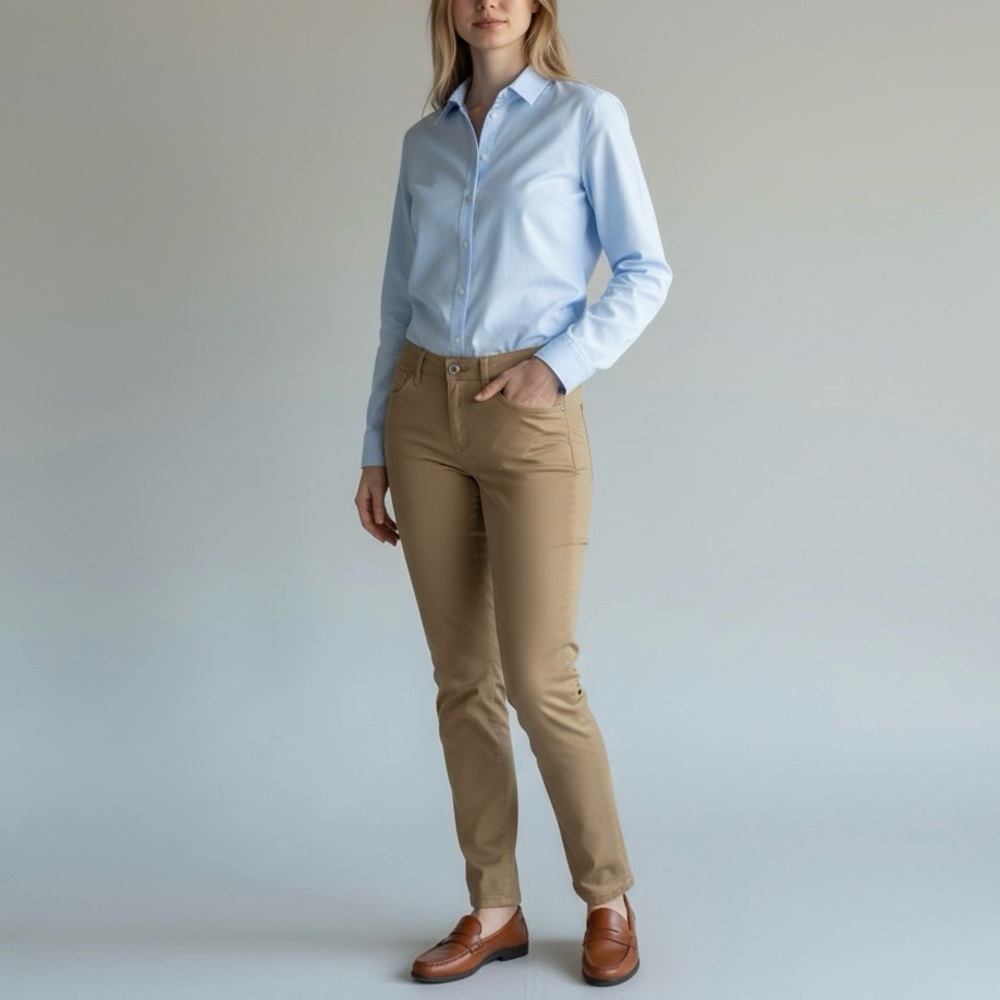 Kensie Knockout Skinny Jeans Size 10 Crisp Khaki Stretch NWT